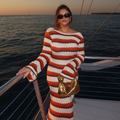 Vestido Longo Lelê Moda Praia em Tricot