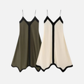 Vestido Bali Longo e Fluído Verde Musgo